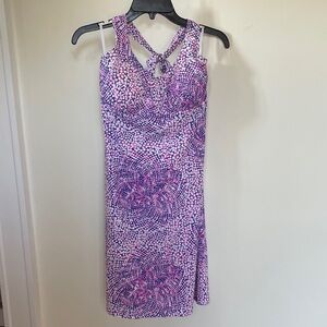 Columbia PFG Women’s Sundress Halter Dress S Purple Pink Active Outdoor Fishing